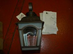 *K-9370 Old Bronze Light Fitting with Clear Beveled Glass