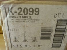 *K-2099 Brushed Nickle Three Light Fitting