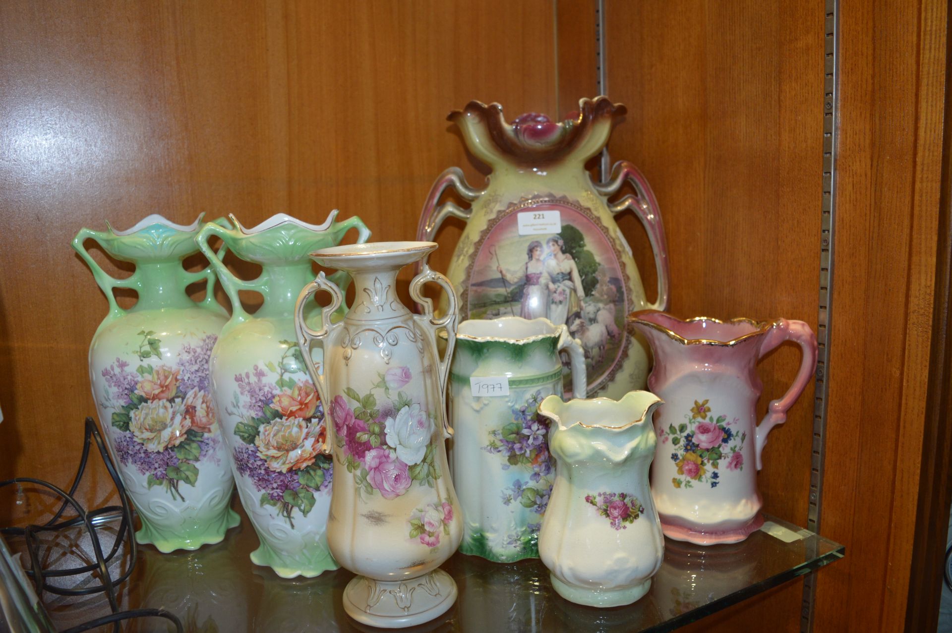 Decorative Floral Pottery Vases