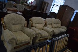 Three Seat Sofa and Two Armchairs