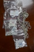 Five Gemphoria 925 Sterling Silver Chains