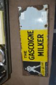 Enamel Sign "The Gascoigne Milker"