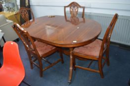 Oval Dining Table and Matching Chairs
