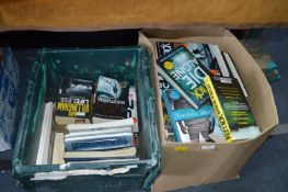 Two Large Boxes of Hardback and Paperback Books