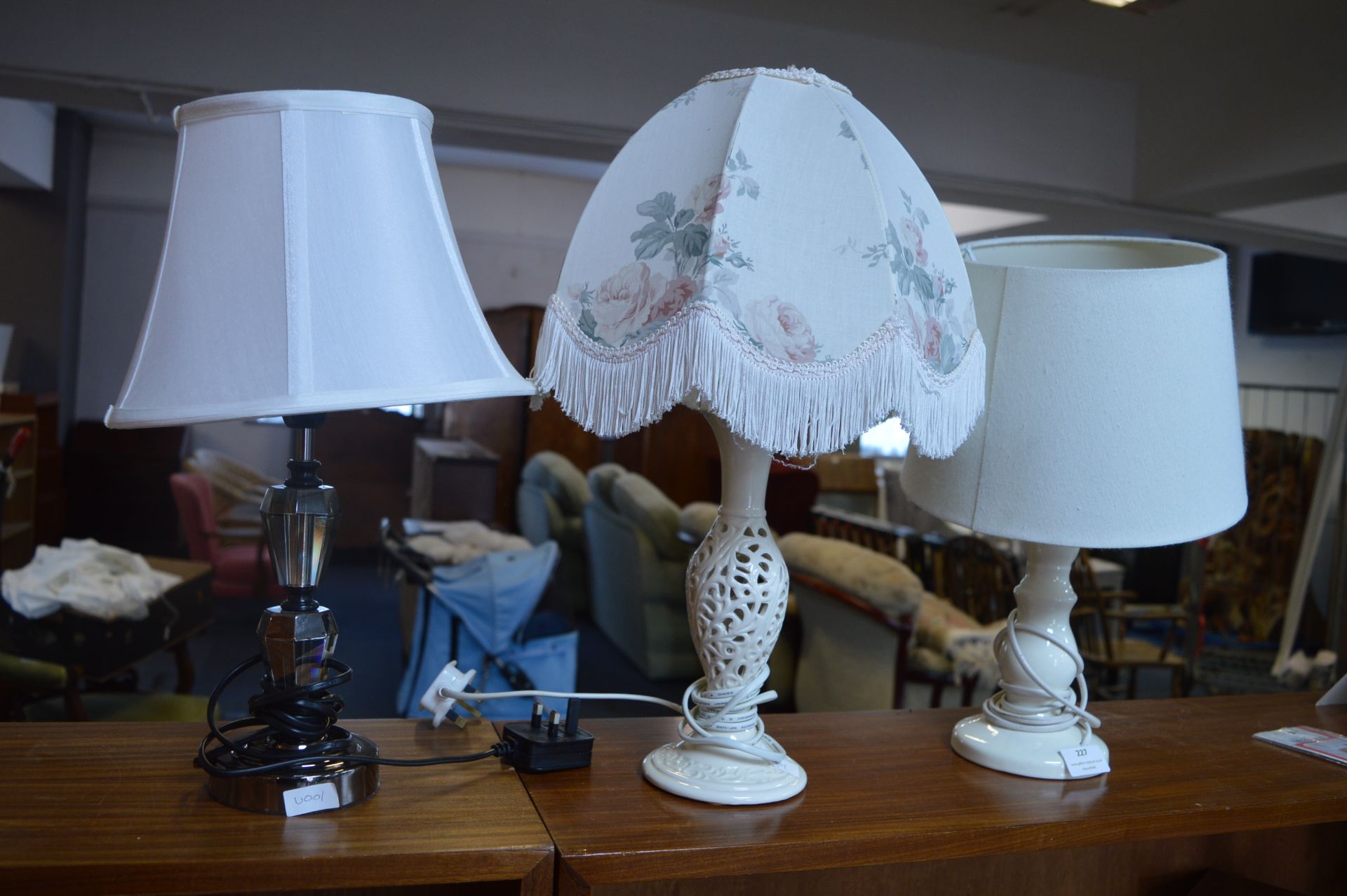 Three Table Lamps