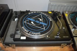 Citronic PD-1 Mk.III Direct Drive DJ Turntable