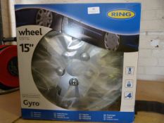 *Box of Three 15" Wheel Trims