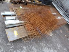 *Pallet of Wire Mesh & Steel Strips