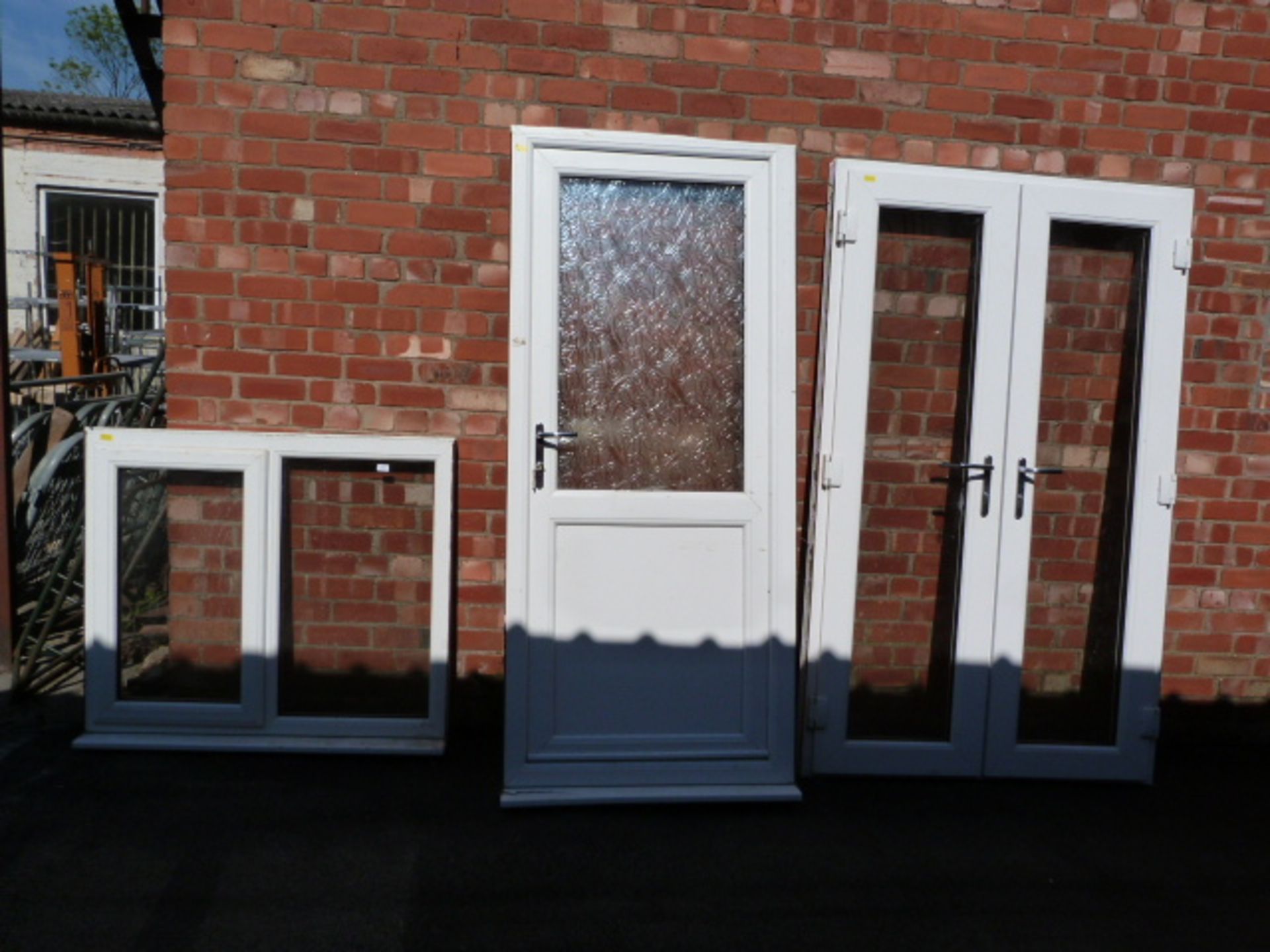 Two UPVC Doors and a Window