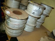 8 Unused Spools of Security Cable