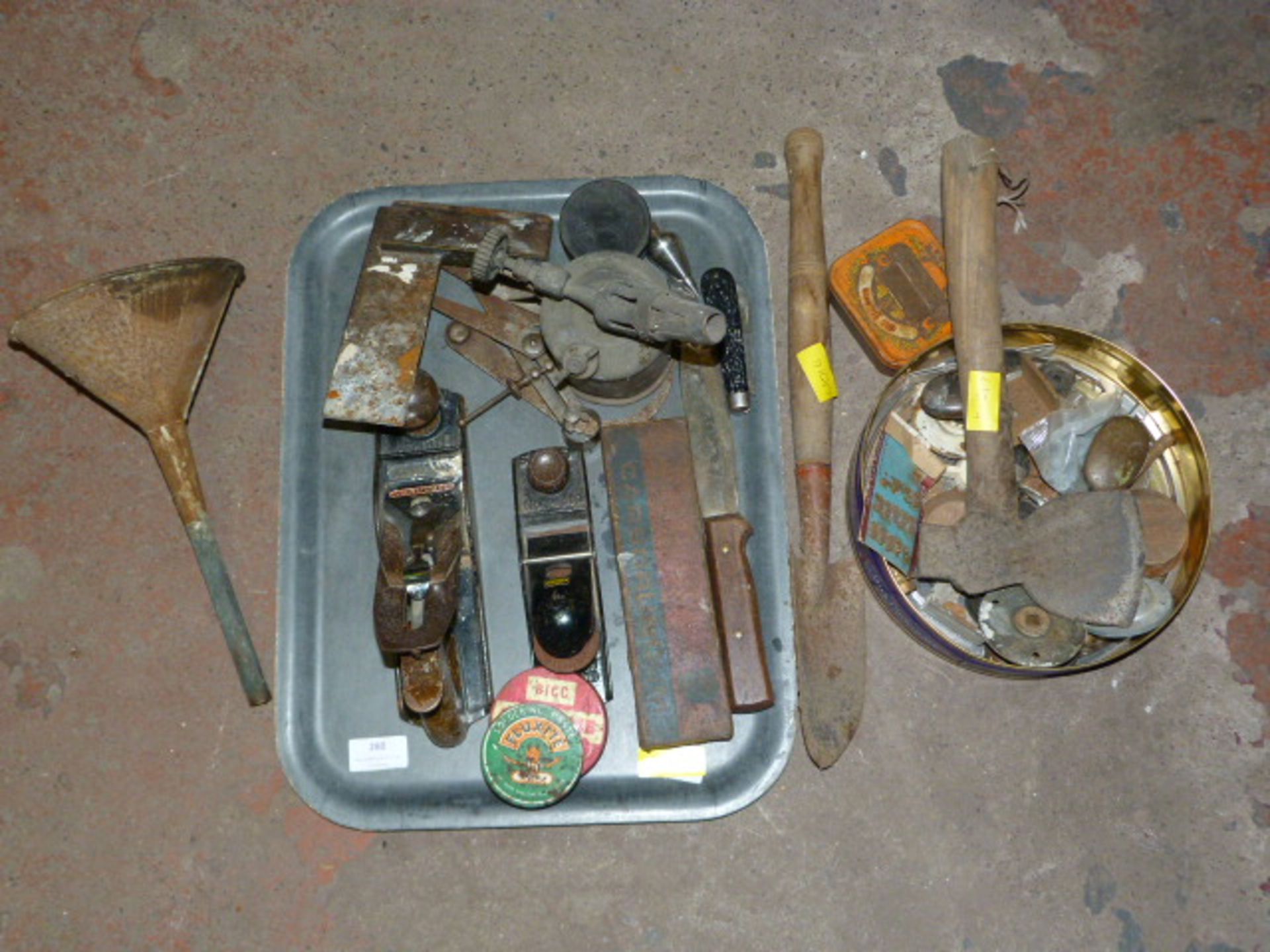 Vintage Tools Including Stanley Plane, Blow Lamp,