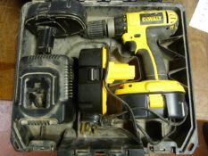 Dewalt Drill with Batteries and Charger
