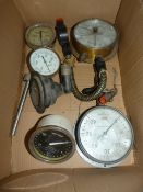 Box of Pressure & RPM Gauges