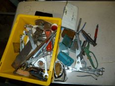 Quantity of Assorted Tools Including Spanners, Bal