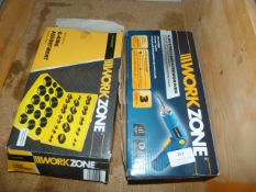 Workzone Cordless Screwdriver and O-Ring Assortment