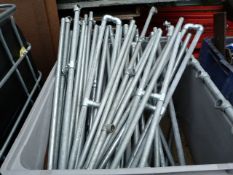 Large Quantity of Hand Rails with Fittings (Crate Not Included)