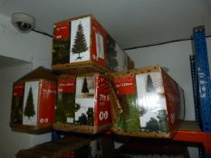 *Four Christmas Trees, 3x 7'6" and 1x 6ft (AF)