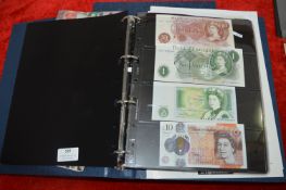Album Containing Mint World and UK Bank Notes