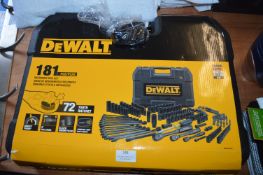 *Dewalt 181poc Mechanics Tool Set