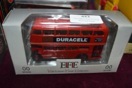 EFE Diecast London Transport Bus Duracell