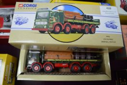 Corgi Classics Diecast AEC Flatbed Greenall Whitley Brewery Lorry