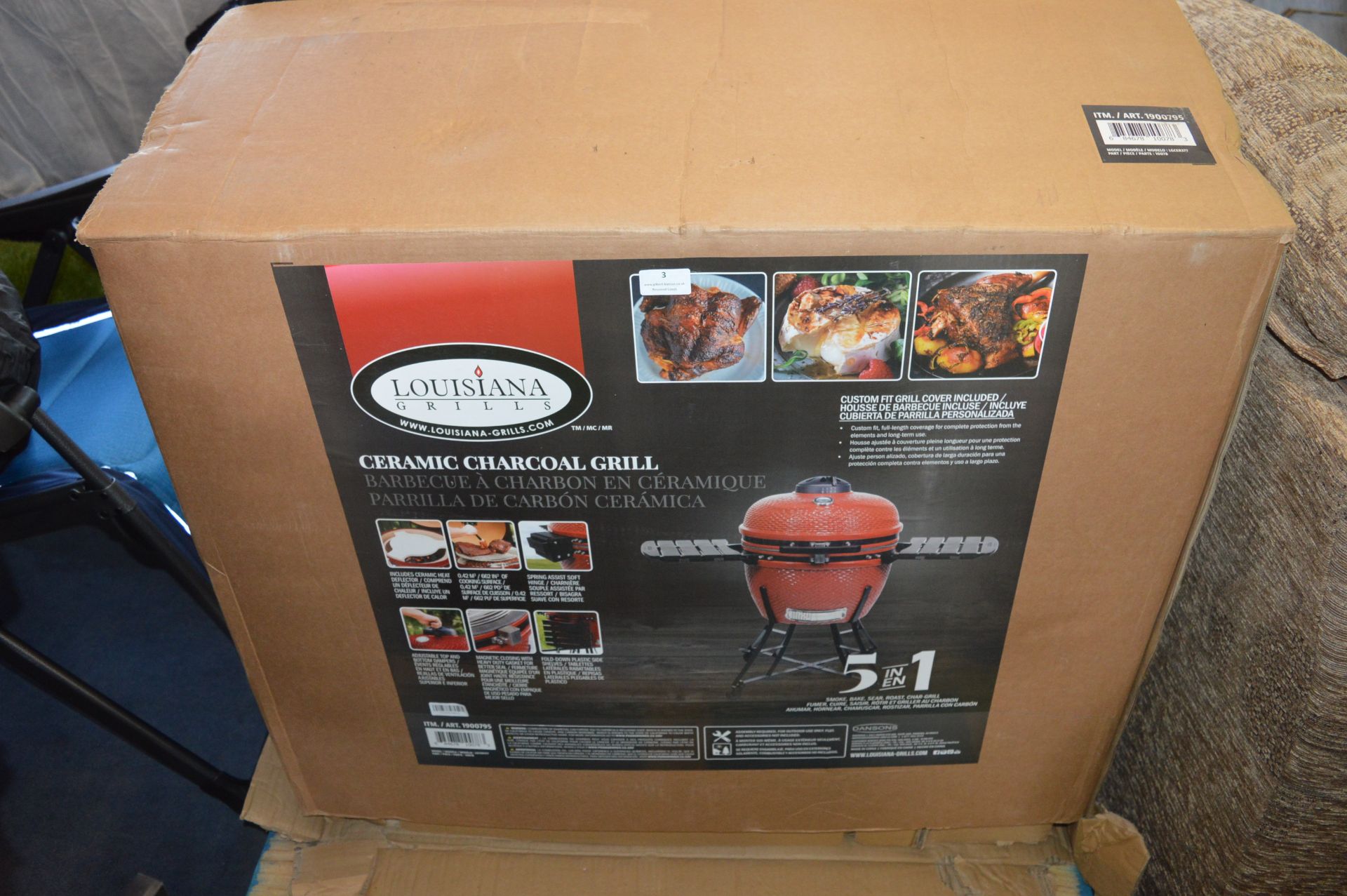 *24" Red Komodo Louisiana Barbecue Grill