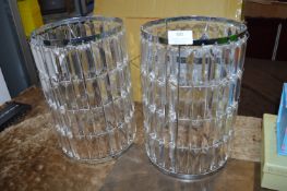 Pair of Acrylic Light Shades