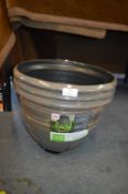 *Hudson Patio Planters 3pk (One Broken)