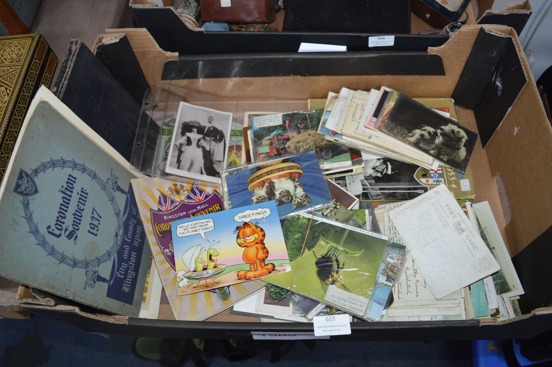 Vintage Postcards and Coronation Souvenirs, etc.