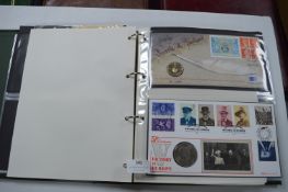 Album of First Day Covers and Commemorative Coin S