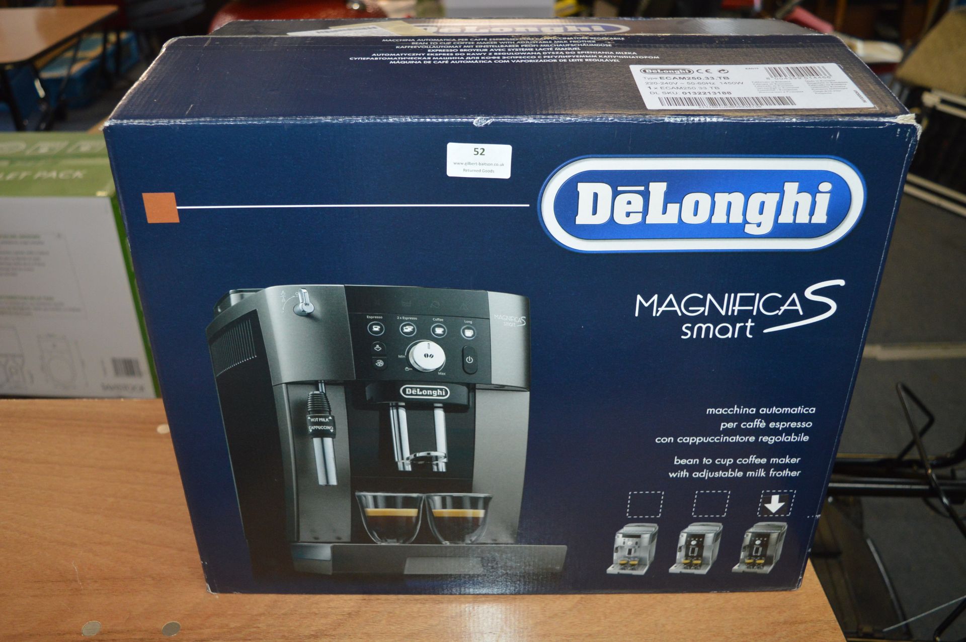 *Delonghi Magnificus Smart Bean-to-Cup Coffee Mach