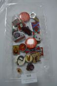 Vintage Enamel and Other Badges; Elvis, etc.
