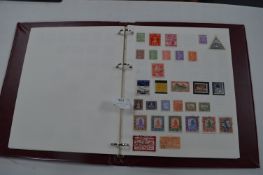 Stamp Album; Japan, Morocco, and Iceland