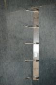 *Stainless Steel Five Hook Coat Rack