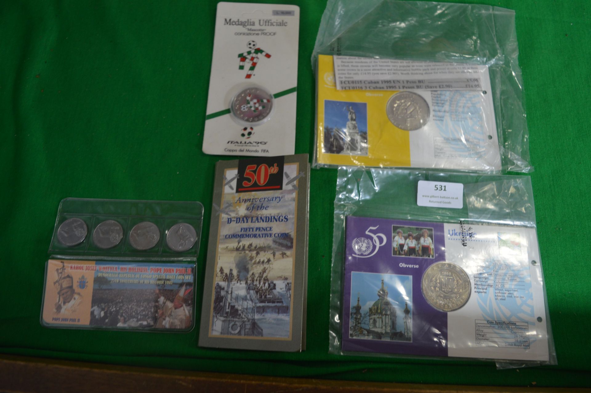 Assorted Commemorative Coins