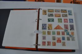 Stamp Album; Brazil, Columbia, Monaco, Ecuador