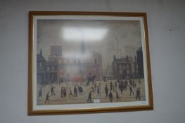 Framed Lowry Print - Coming Home from the Mill