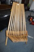 *Wooden Tamarack Garden Chair