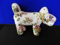 Floral Fabric Dog