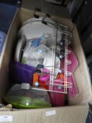 Box of Assorted Household Items
