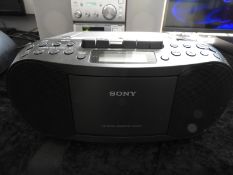 Sony CD Radio Cassette Recorder with MP3 Playback