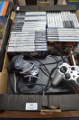 PlayStation 2 Console with 40 Games and Two Handse