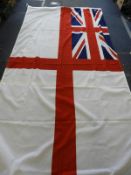 Harbour Royal Navy White Ensign ~5ft x8ft