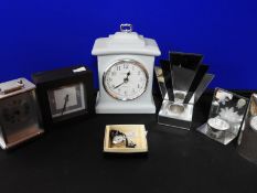 Alarm Clocks, Mantel Clocks, etc.