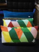 Three Colourful Cushions