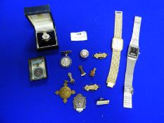 Medallions, Wristwatches, Badges, etc.
