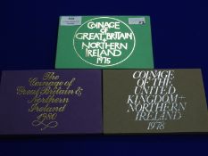 Three UK Proof Coinage Sets 1975, 78 & 80