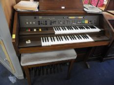 Hohner Symphonie T84 Electronic Organ with Stool p