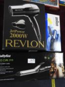 Babyliss Hair Curler, Revlon Hairdryer, etc.