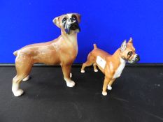 Royal Doulton Dog Figure - Warlord of Mazelaine, plus One Other